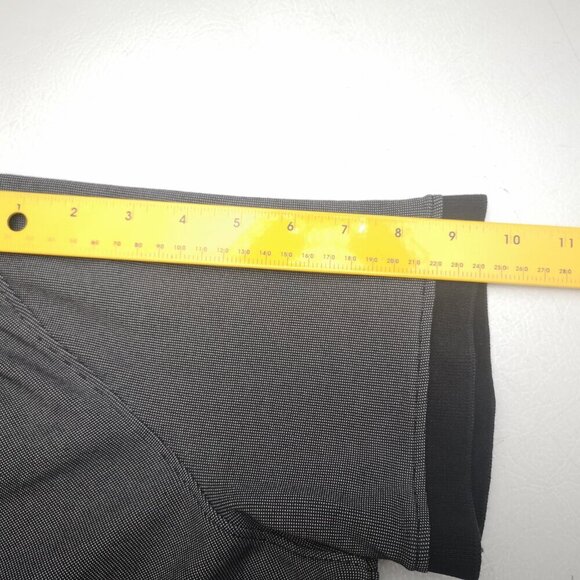 Calvin Klein Men's Size Medium Black & Grey Short Sleeves Polo Shirt - Picture 8 of 9